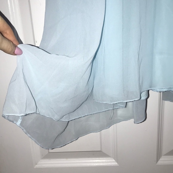 Cape Detail Chiffon Maxi Dress BOOHOO - Picture 3 of 8